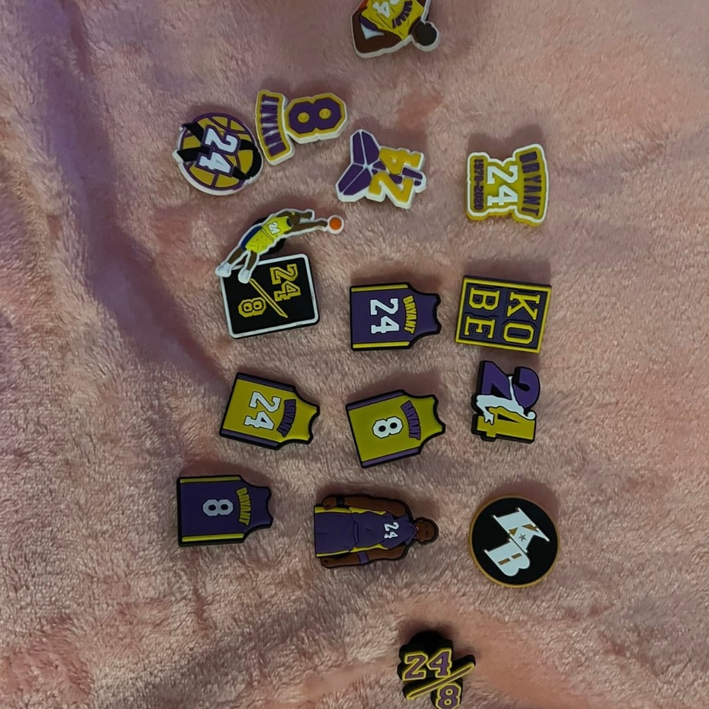 Basketball Themed Shoe Charms